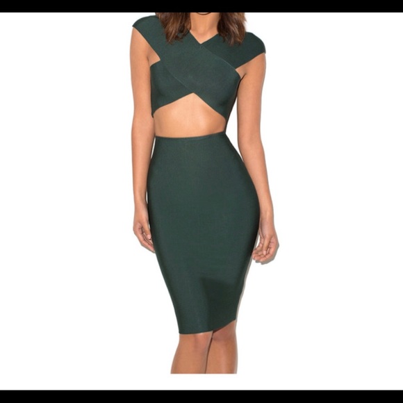 Dresses & Skirts - Bandage Dress Two Piece Bodycon Dress